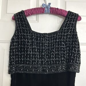 Beaded Velvet dress